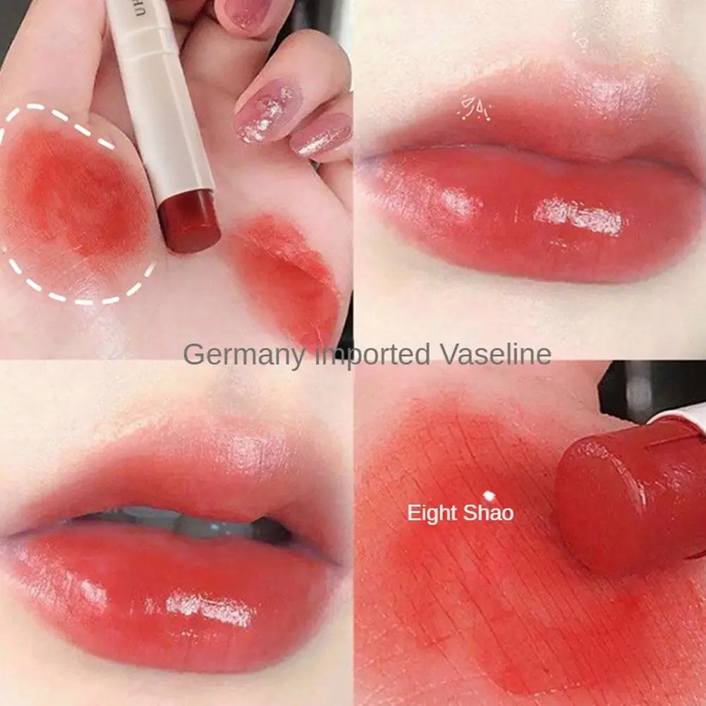 Lápiz labial naranja que cambia de Color, bálsamo labial hidratante impermeable, larga duración, nutre, protege los labios, cuidado de los labios, maquillaje cosmético