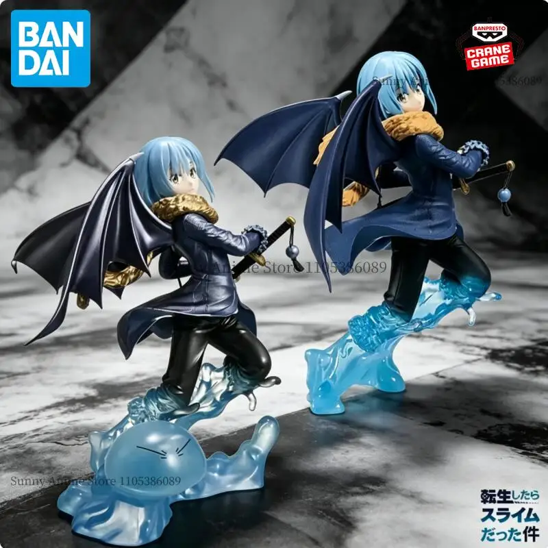 Figuras de Acción Originales de Bandai Banpresto Metallic Rimuru Tempest Ranga, Figuras de Anime, Juguetes de Dibujos Animados, Muñecas