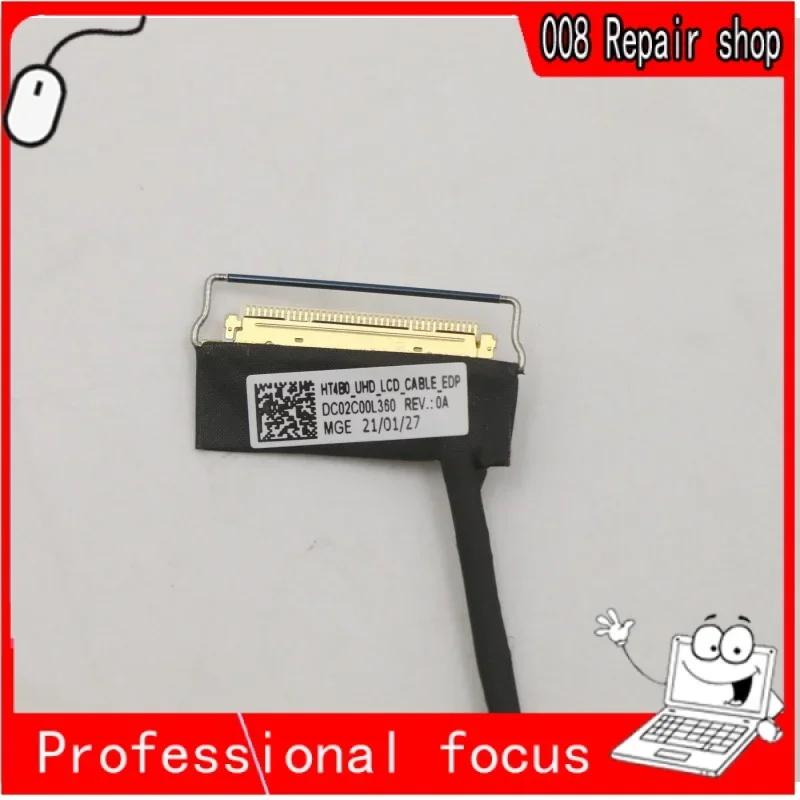 Original UHD EDP Cable for ThinkPad T15g P15 Gen2, 5C11C12567 DC02C00L360