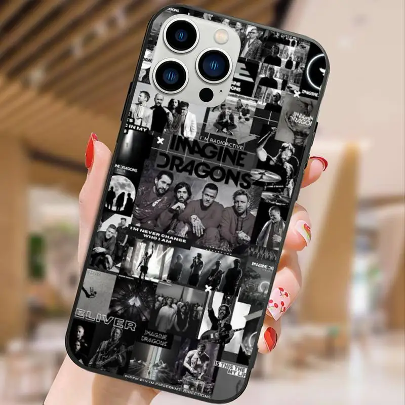 Imagine Dragons Band Phone Case For iPhone 15 14 13 12 11 Pro Max Mini XS XR