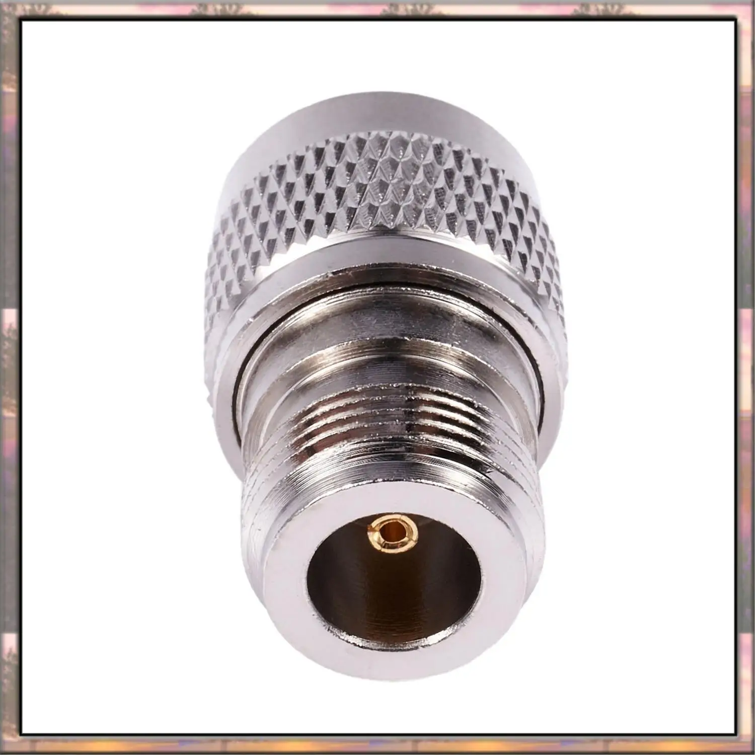 BAAZ HOT 1 Pz UHF Maschio PL259 A N Femmina M/F Dritto Coassiale Adattatore RF e 1 Pz UHF SO-239 Femmina Jack Forma Quadrata Tazza di Saldatura Co