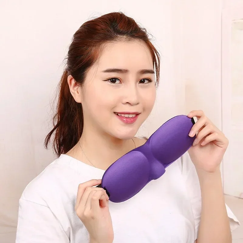 부드러운 휴대용 1Pcs 여성을위한 자연 슬리핑 아이 마스크 커버 그늘 및 남성 여행 눈가리개 3D Eyeshade Eyepatch