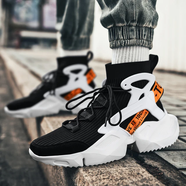 Size 39 46 Light Sneakers Tennis Masculino Zapatillas Hombre Men Casual Shoes Men Sneakers Lace up Comfortable Walking Shoes