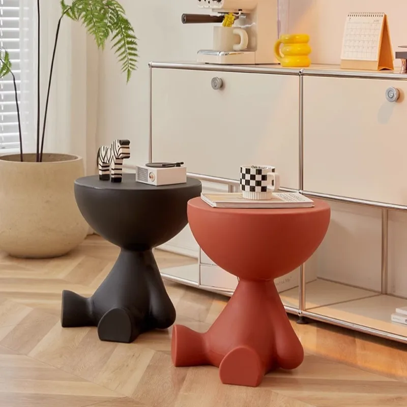 

Household Creative bedside table Unique design mini movable coffee table