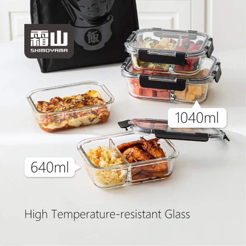 SHIMOYAMA BPA Free Food Storage Containers with Lids Fridge Contenedores Para Comida Tubaware Containers