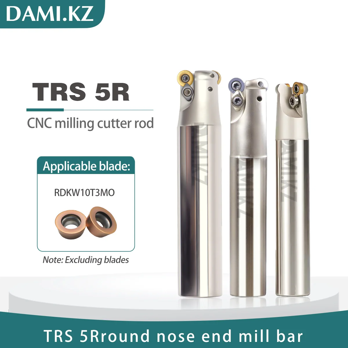 

CNC TRS5R Round Nose Milling Cutter Bar C19 C20 C24 C25 Milling Cutter Holder 2T Shock-absorbing Cutter Bar Used For RDKW Blade