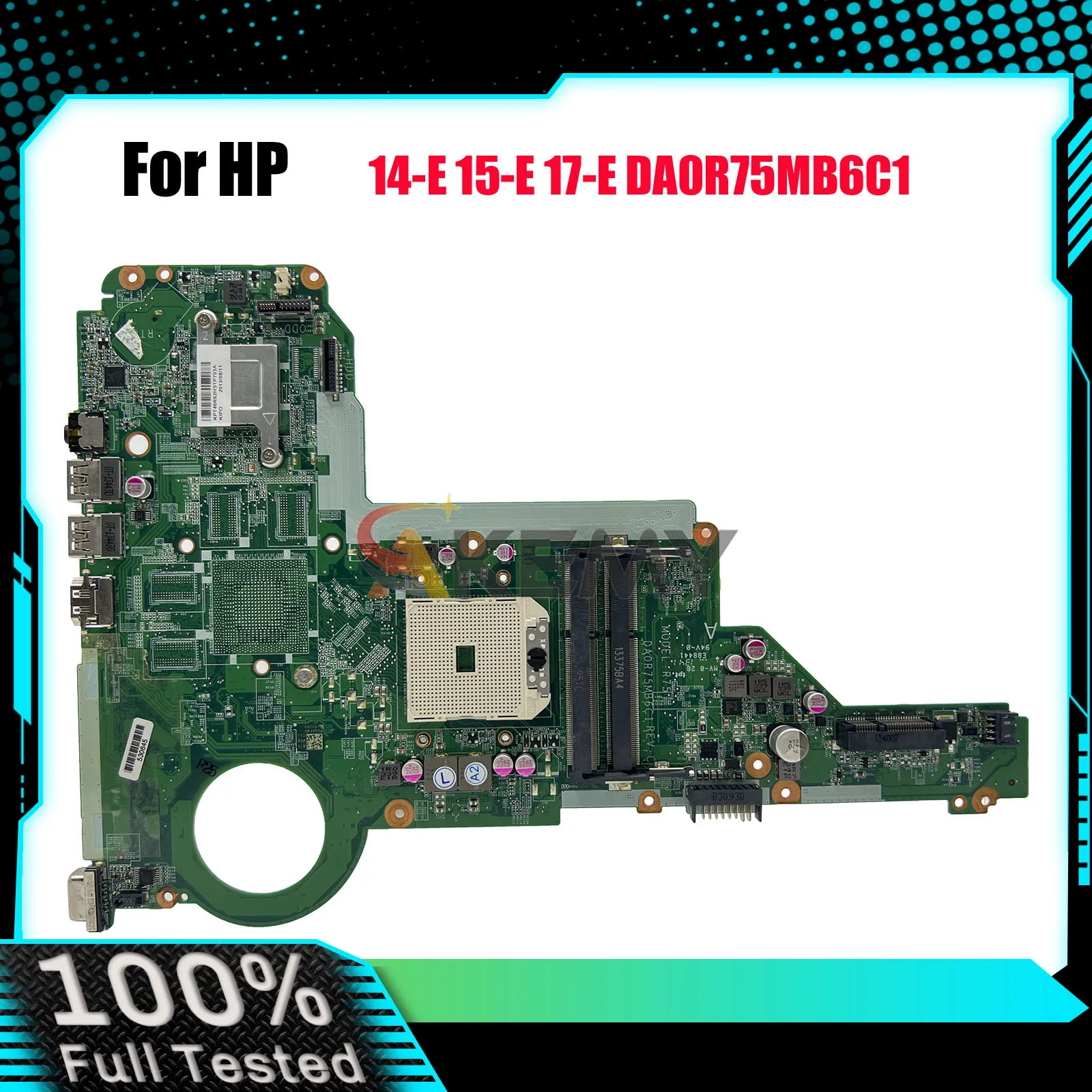 

DA0R75MB6C1 для ноутбука HP Pavilion 14-E 15-E 17-E, материнская плата с DDR3 749966-501 749966-001, 100% полностью протестировано