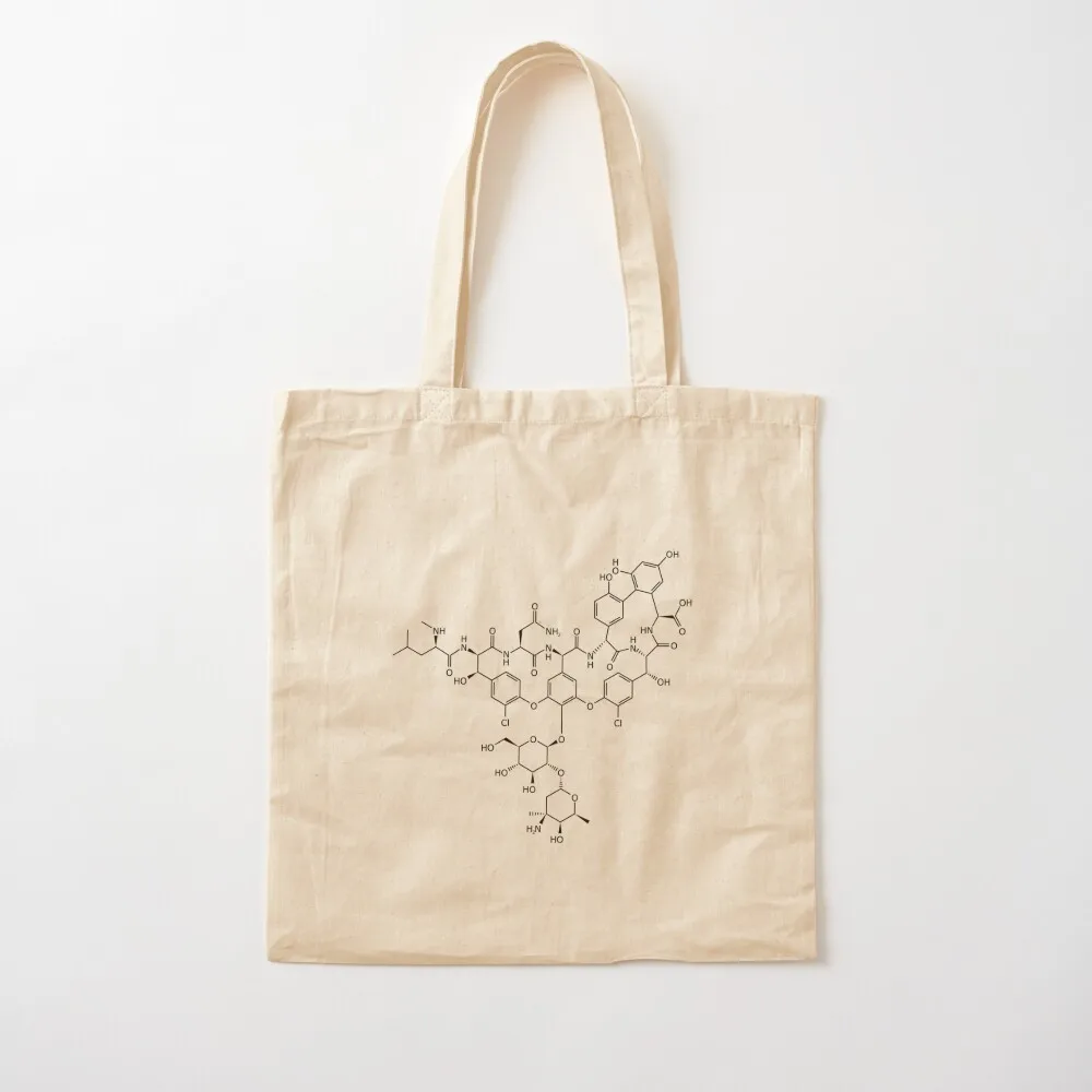 Vancomycin Chemical Structure Tote Bag hand bags Beach bag tote bag screen tote custom