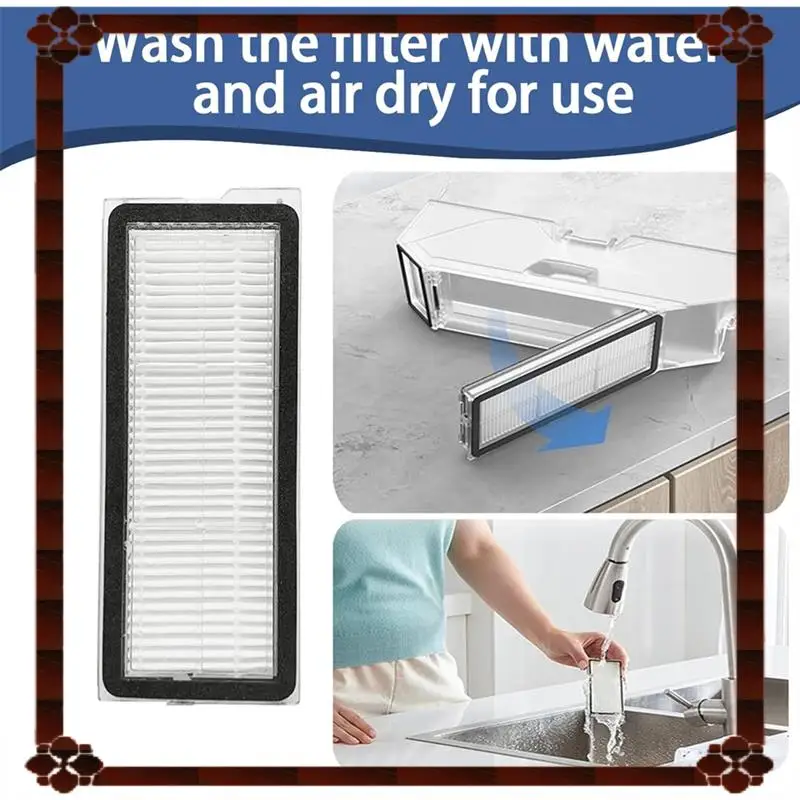 24-Hour Delivery Replacement Accessories Kit For Roborock QV 35A/QR 798 Vacuum Cleaner Compatible Robot Parts Main Brush HEPA Fi