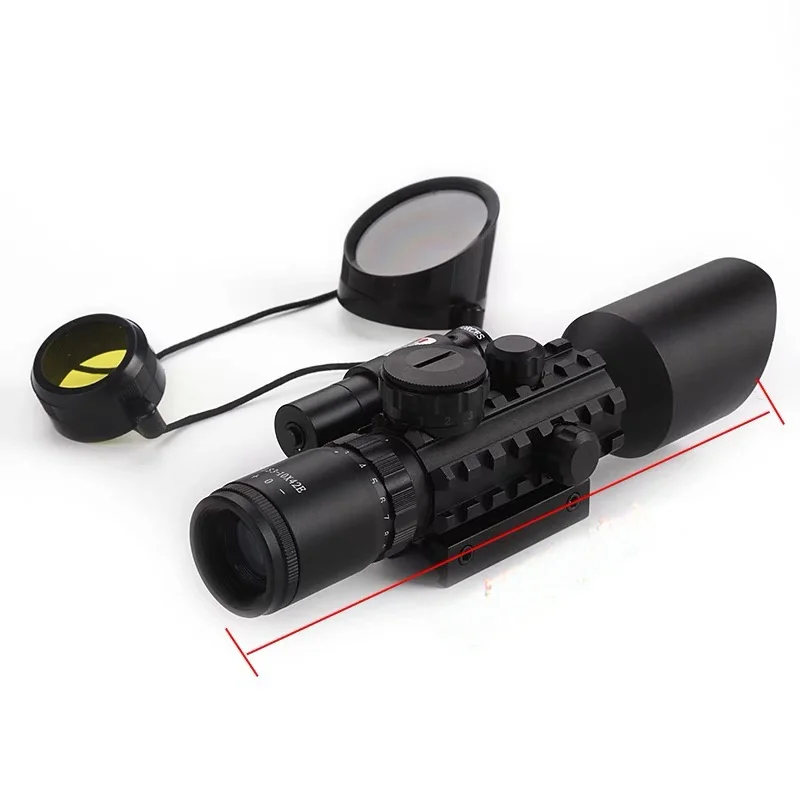 Alto Defn Rosso een Telescopio Crosair intercato al laser Modello di vista Dispositivo Arco ottico Accessori giocattolo Cam esterno...