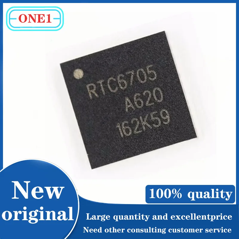 

10PCS/lot Chip New original RTC6705 RTC-6705 QFN 5.8G wireless analog video transmission chip