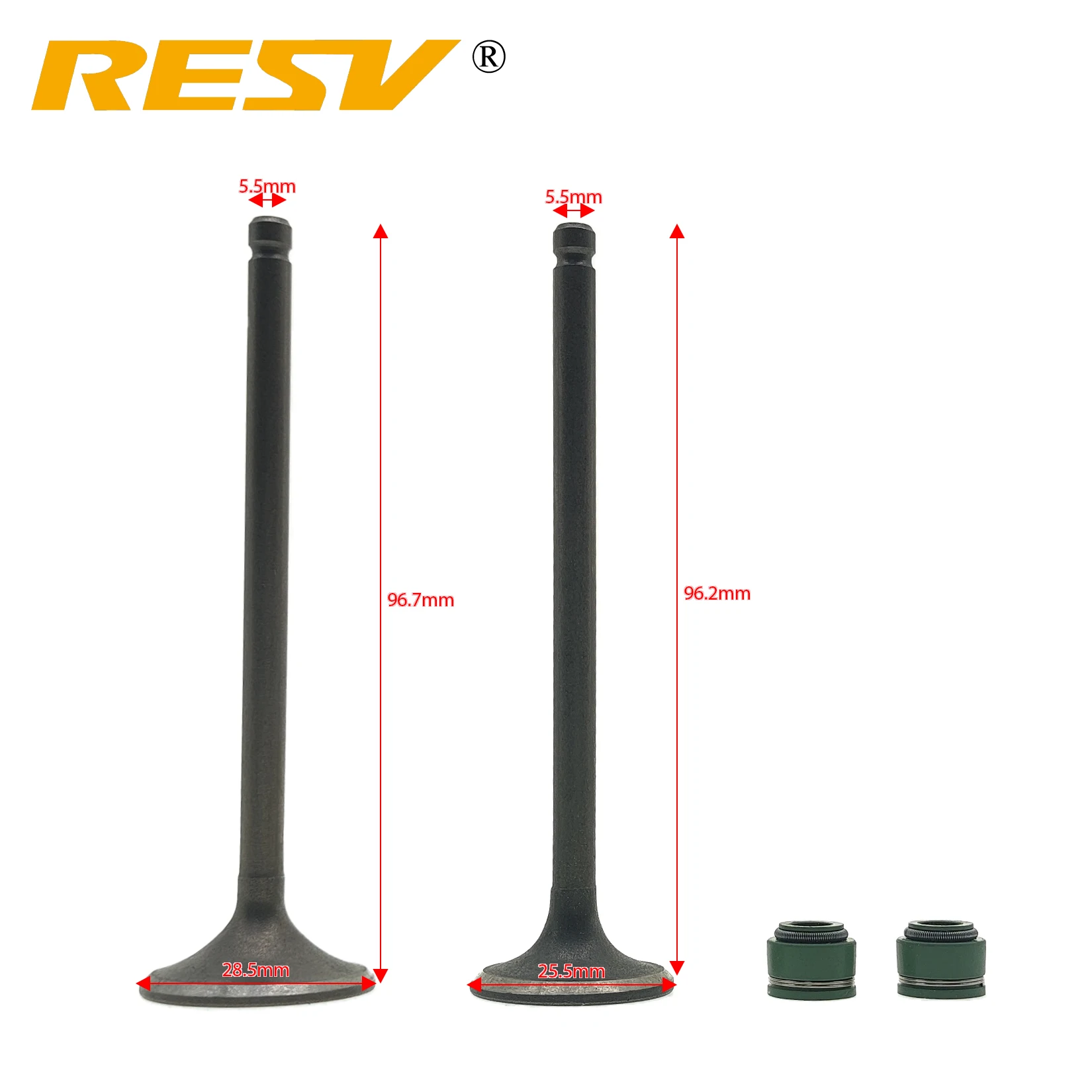 RESV for Honda XLR250 XLR 250 250cc Valve Intake Exhaust Stem Valve Oil Seal