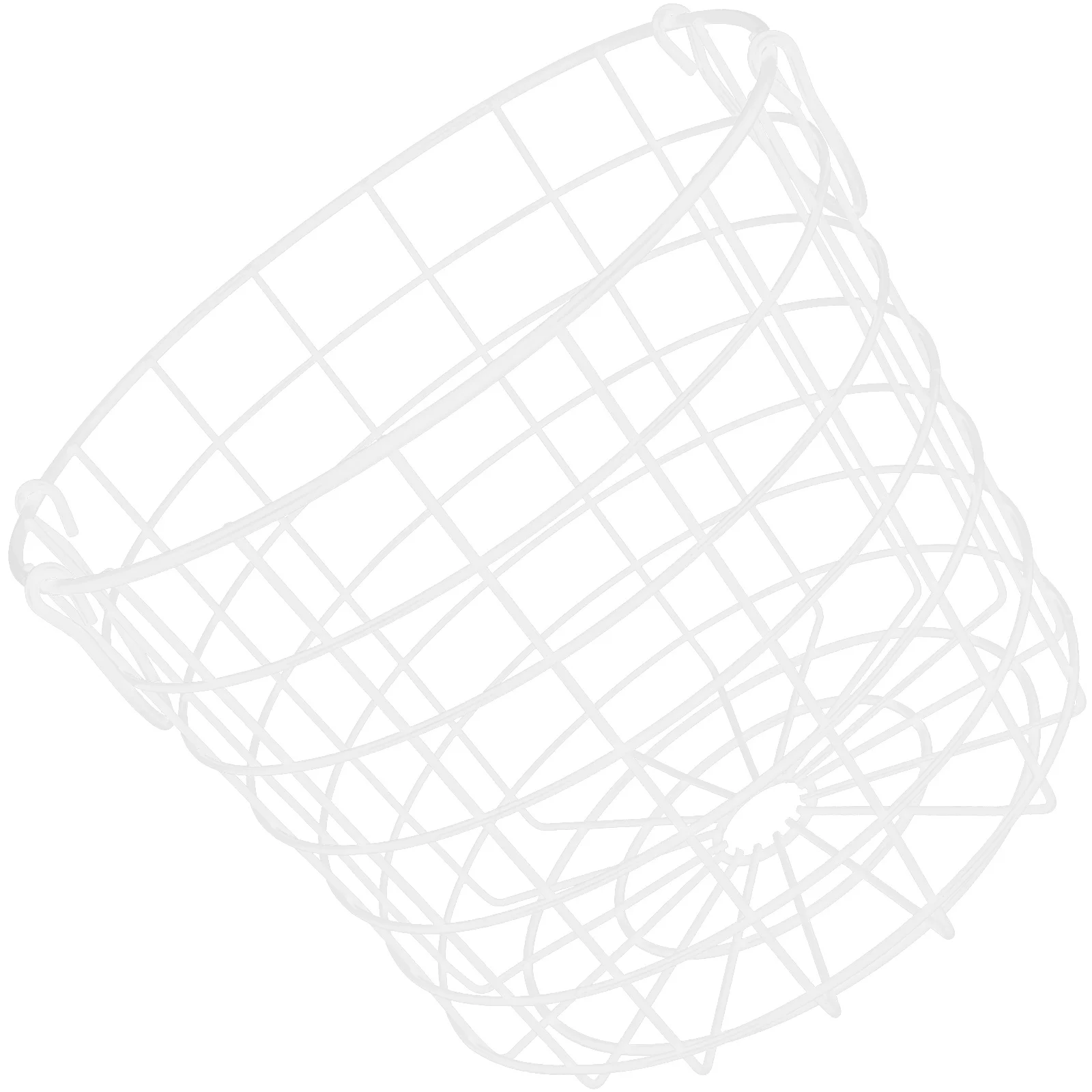 

Iron Wire Storage Basket with Handle Metal Organizer for Home Office Desktop Fruit Vegetable Iron Wire Sundries Basket