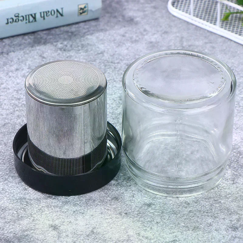 Jarra de limpeza de jóias, copo de lavagem de diamante, pote de limpeza de vidro com tampa à prova de poeira para relojoeiro para contas, colar, anéis