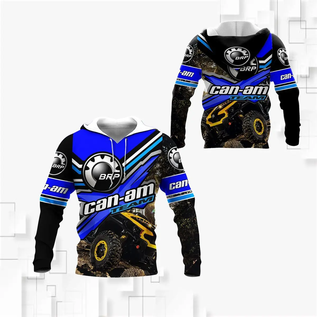 Brp Can-am 3DPrint Newest Off-road Racing Car Unique Men/Women Cozy Harajuku Casual Streetwear Hoodies/Zip/Sweatshirt Style - 2