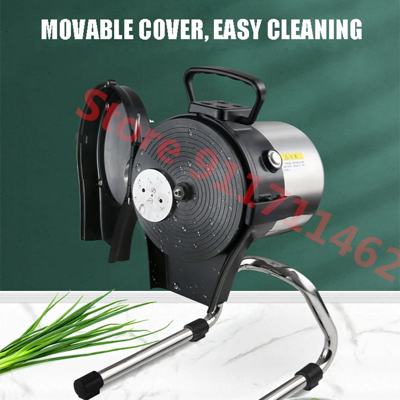 220V Small Green Onion Cutting Machine Multi-function Vegetable Cutter Ginger Shredder Food Processor