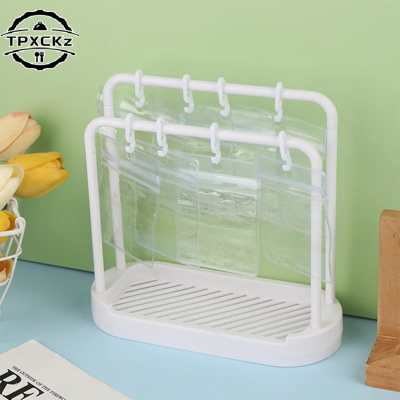Display Stand Simple Jewelry Storage Badge Organizer MultiFunctional Storage Rack Collectibles Figurines Ornament Rack Christmas view 6