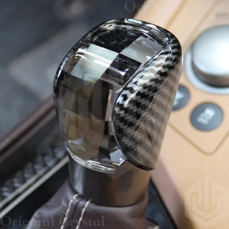 

Crystal Gear Shift Knob handle LED Atmosphere Light For lexus RX ES IS GS RC GX NX Car Lever F SPORT Original Logo Interior