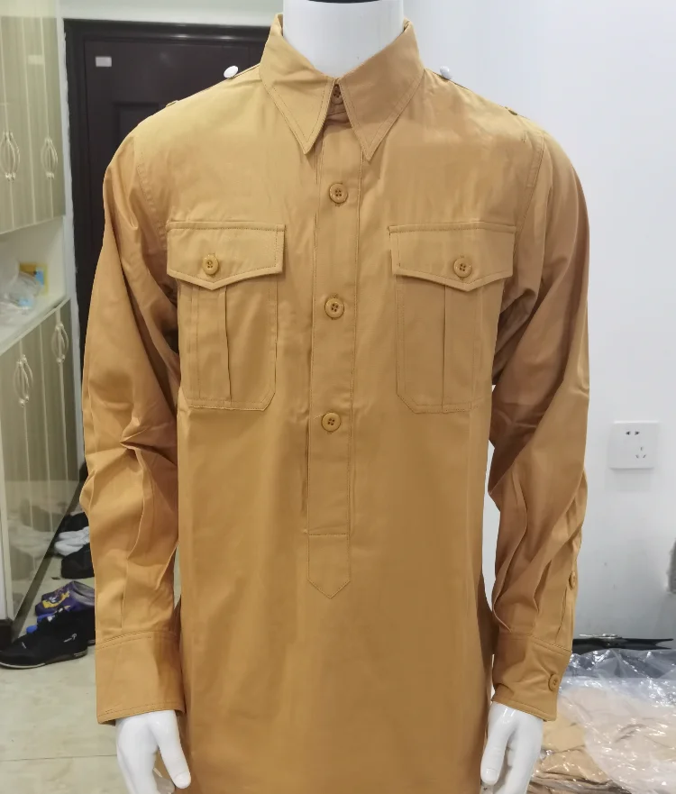 DAK Air Force Sand Tropical Twill Cotton Fabric Shirt