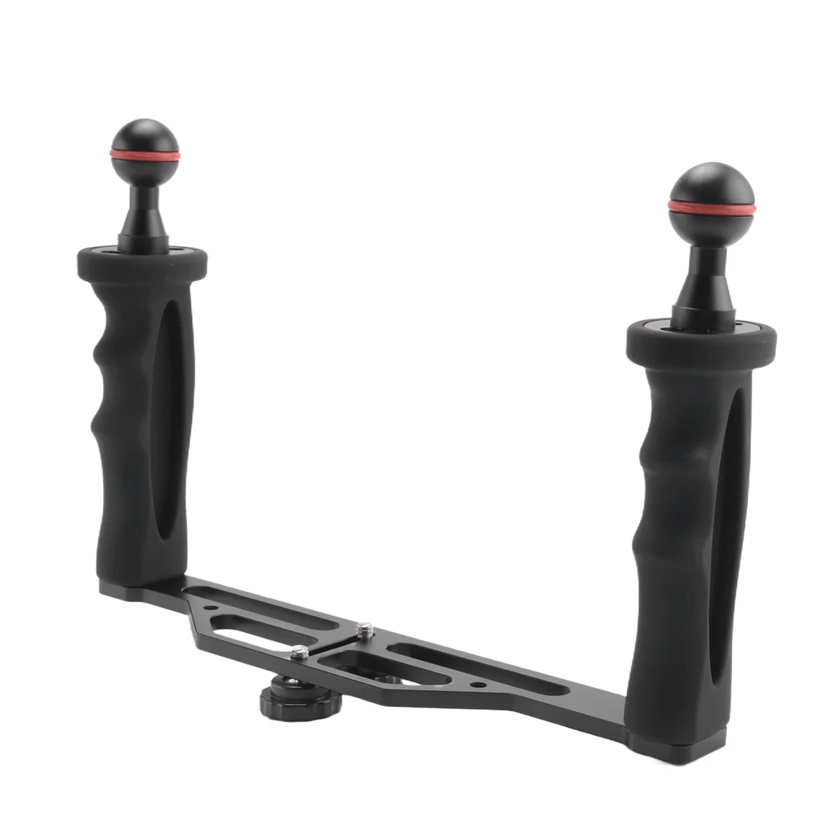 水中カメラ用デュアルハンドルアルミニウム合金トレイスタビライザー_BSH