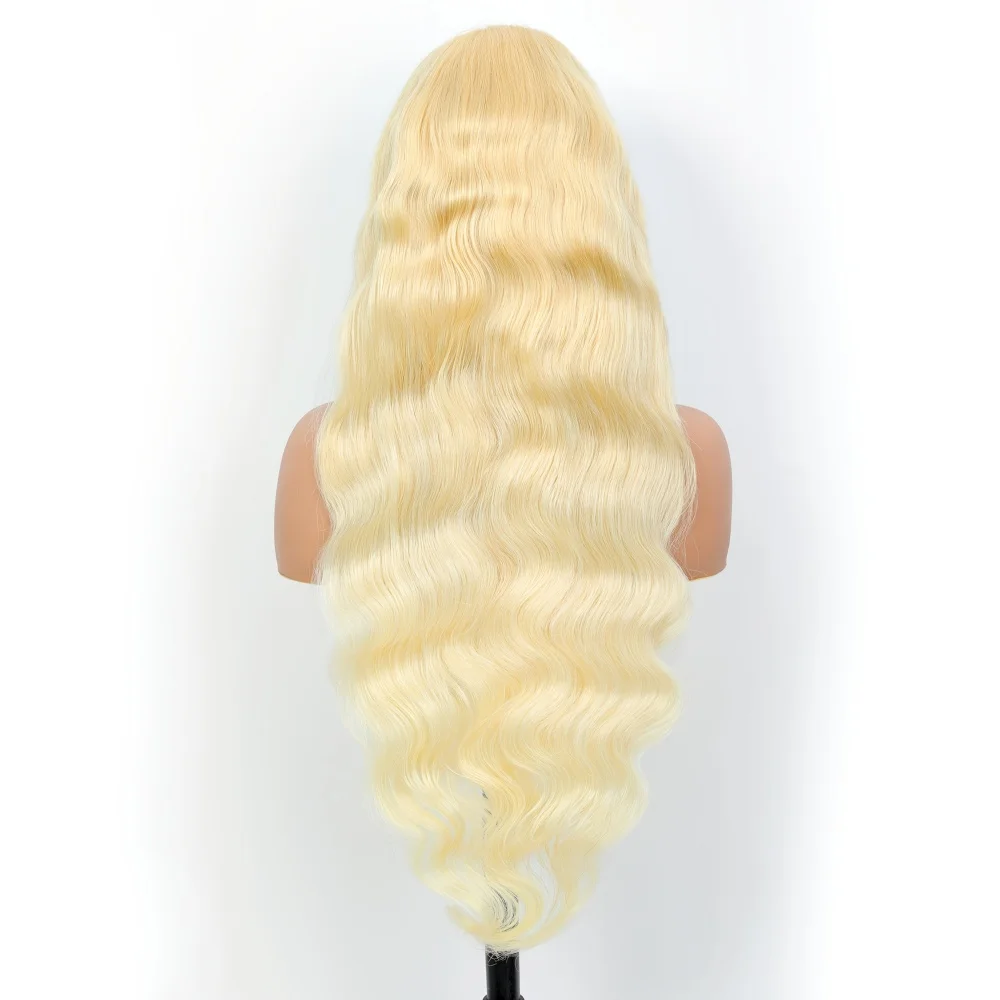 613 شقراء 13x6 الدانتيل شعر مستعار أمامي شعر الإنسان الجسم موجة قبل قطعها الدانتيل أمامي خصلات الشعر المستعار للنساء نظرة طبيعية تنوعا التصميم