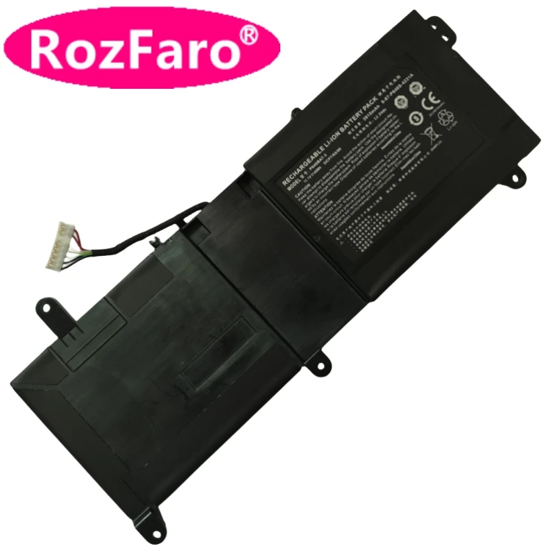 RozFaro-P640BAT-3ノートブックバッテリー、P640BAT-3、p640rf、p640re、p641hj、p641hk1、thunderobot 911st、ST-R1、ST-R2、ST-R3、xmg、p406、p407