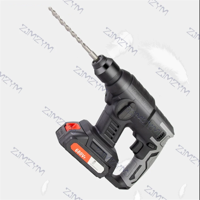 2.0ah Lithium Electric Impact Drill Rechargeable Hammer Cordless Rotary Hammer Impact Drill Electric Hammer Drill 0-4260r/min