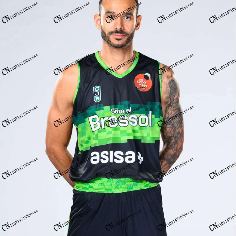 Joventu „Som Bressol“ T-Shirt Copa del Rey 26 ACB Neuheiten Basketball-Trikots Bedruckte T-Shirts Spanien Jubiläumsausgabe