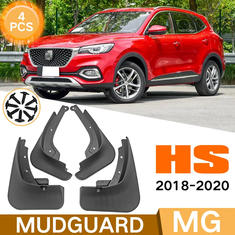 

For MG HS 18-23 Car Molded Mud Flaps Splash Guards Mudguards Front Rear Styling Front Rear Wheel Accessories