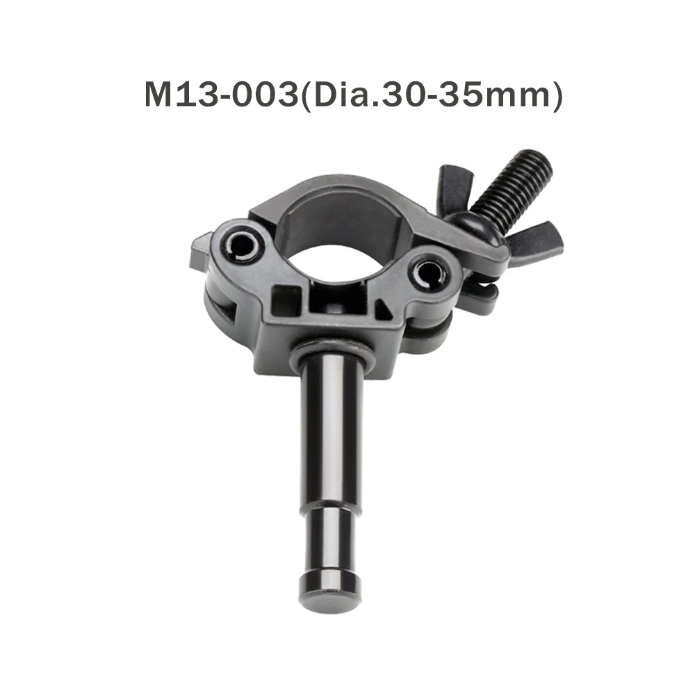 Video Tube Clamp Coupler with Male / Femal Stud 30-35mm 40-50mm for LED Photographic Studio Light Flash Speed Light Hanging