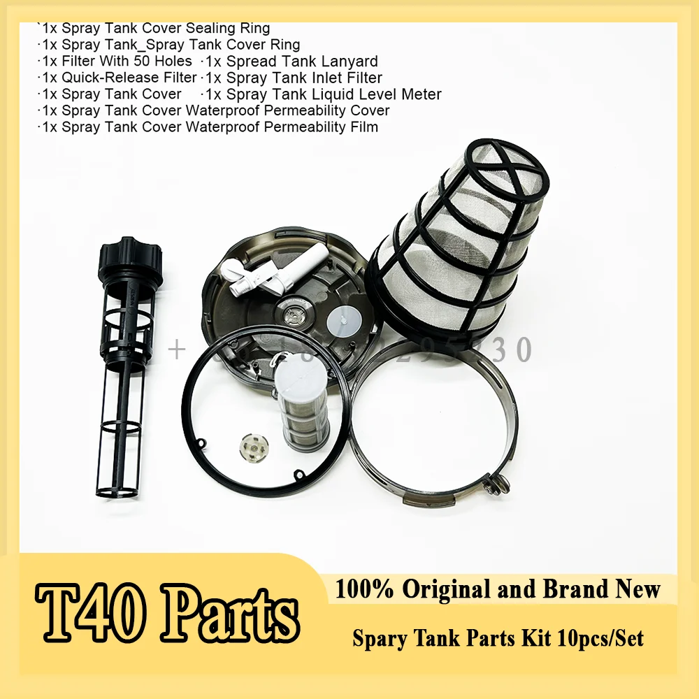 Original T40 Water Tank Parts Kit 10 Piece Set for Dji T40 Agriculture Drone Accessories Repair Parts 100% Brand New