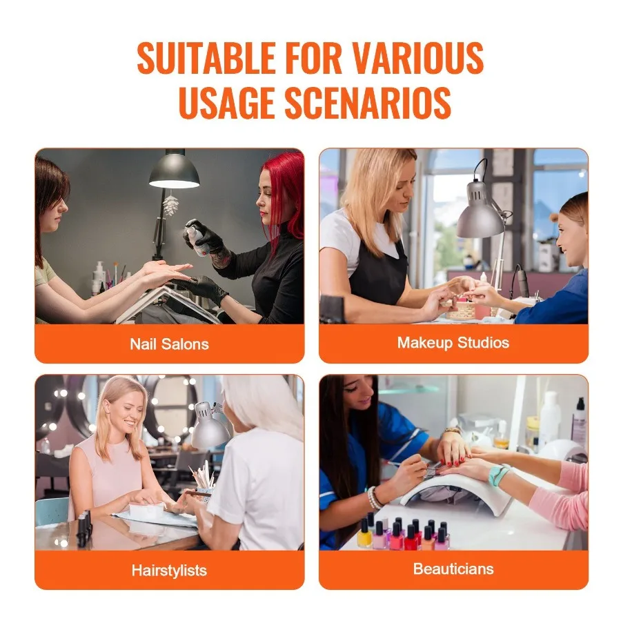 VEVOR Professional Makeup Train Case Aluminum Cosmetic Case Workbench With Supporting Legs Rolling Makeup Case Extra Large Trol