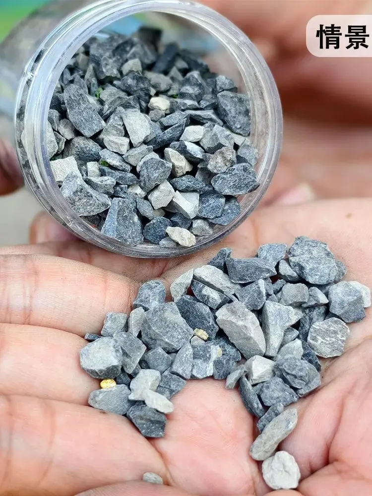 AliExpress NONE 140ML Miniature Gravel Stone Micro Gravel Ground Rock Natural For DIY Sand Table Scene Garden Railway Train Road Paving Material