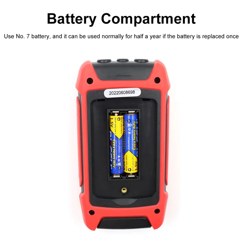 

FS2202 Auto Range Multimeter 9999 Counts TRMS AC DC Voltmeter Amp NCV Resistance Capacitance Transistor Tester Red