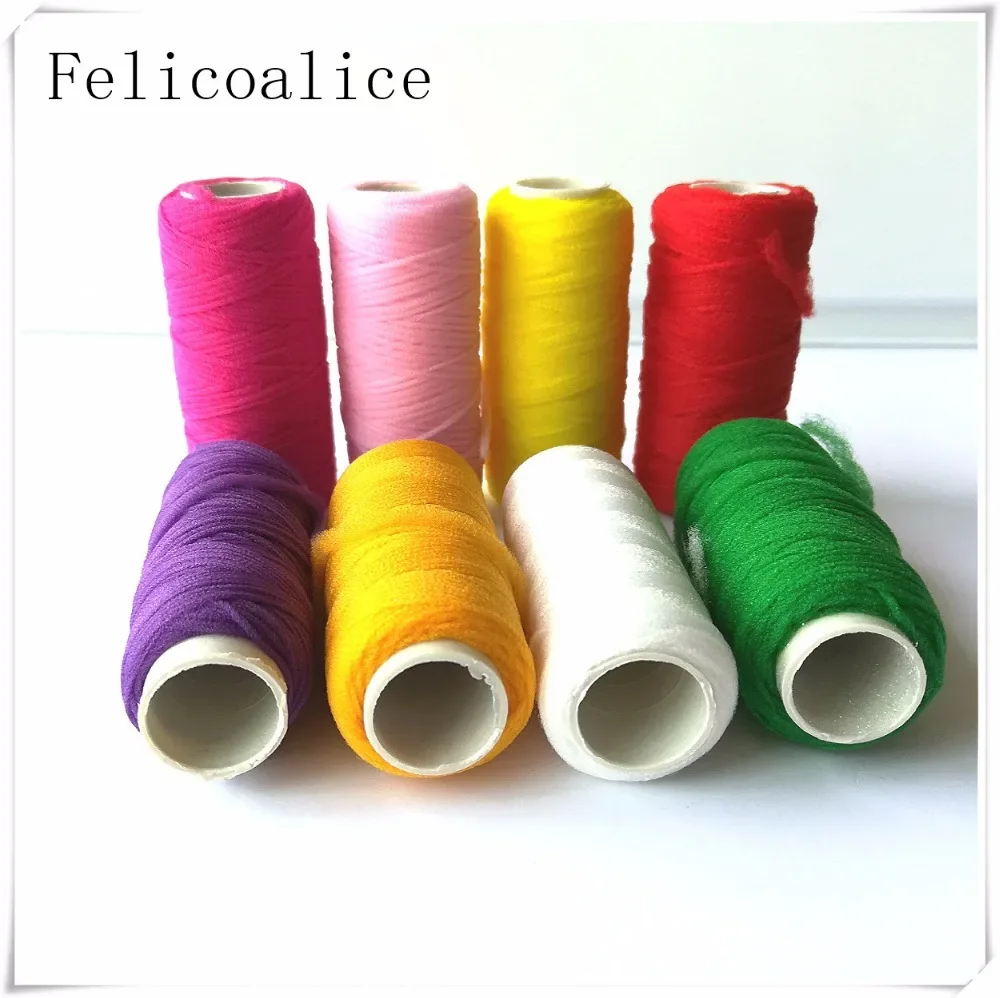 10pcs/lot High Quality Coil Cord Nylon Thread For Nylon Stocking Flower Handmade Accessories DIY Artificial Flowers Materials