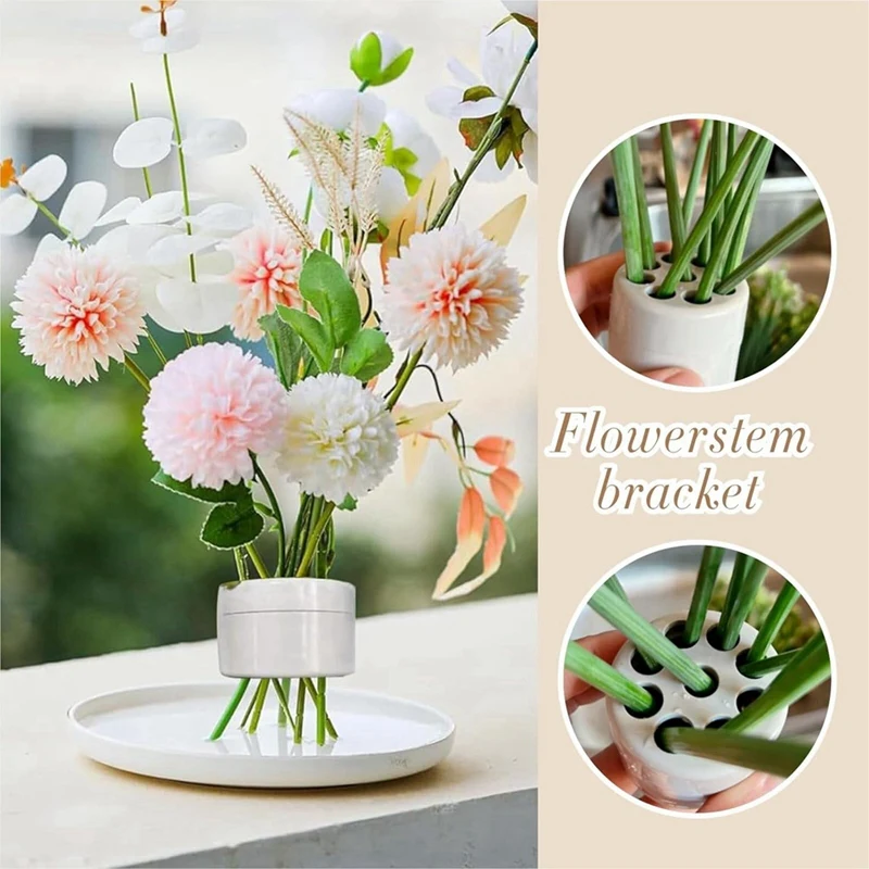 Спиральный Держатель для стеблей Ikebana, спиральный держатель для цветов, спиральный держатель для стеблей, спиральный держатель для ВАЗ, сделай сам, 2 шт.