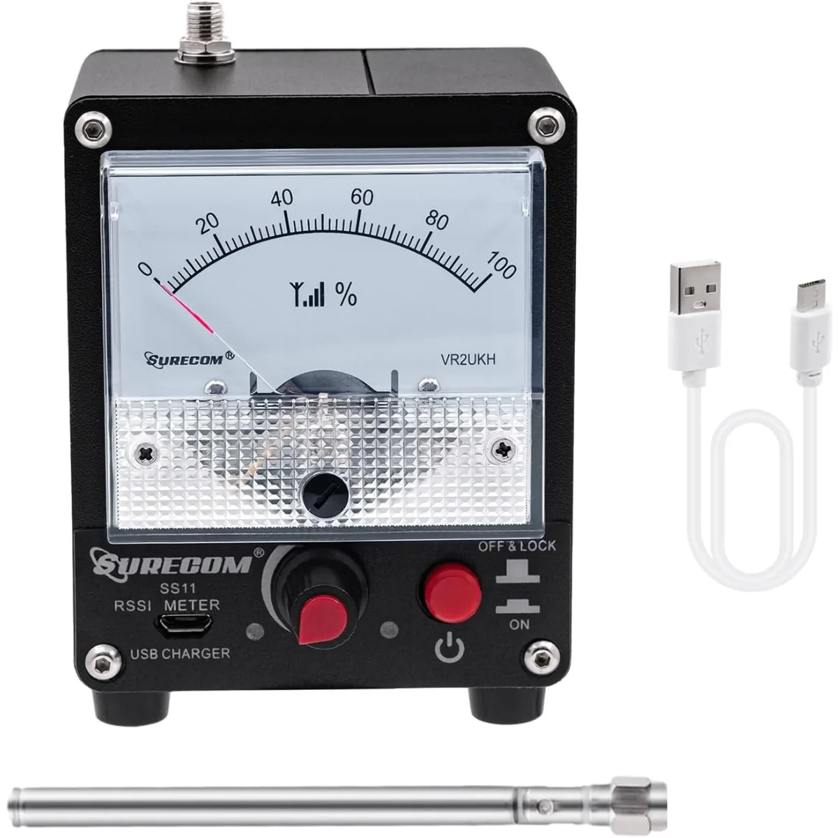 ss11-high-sensitivity-field-strength-power-tester-rssi-meter-with-antenna-100khz-3000mhz-range-rf-signal-ham-radio-meter
