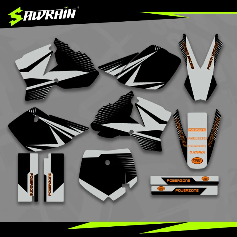 

Наборы наклеек с графикой мотоцикла Sawrain для KTM 02-08 SX50 001