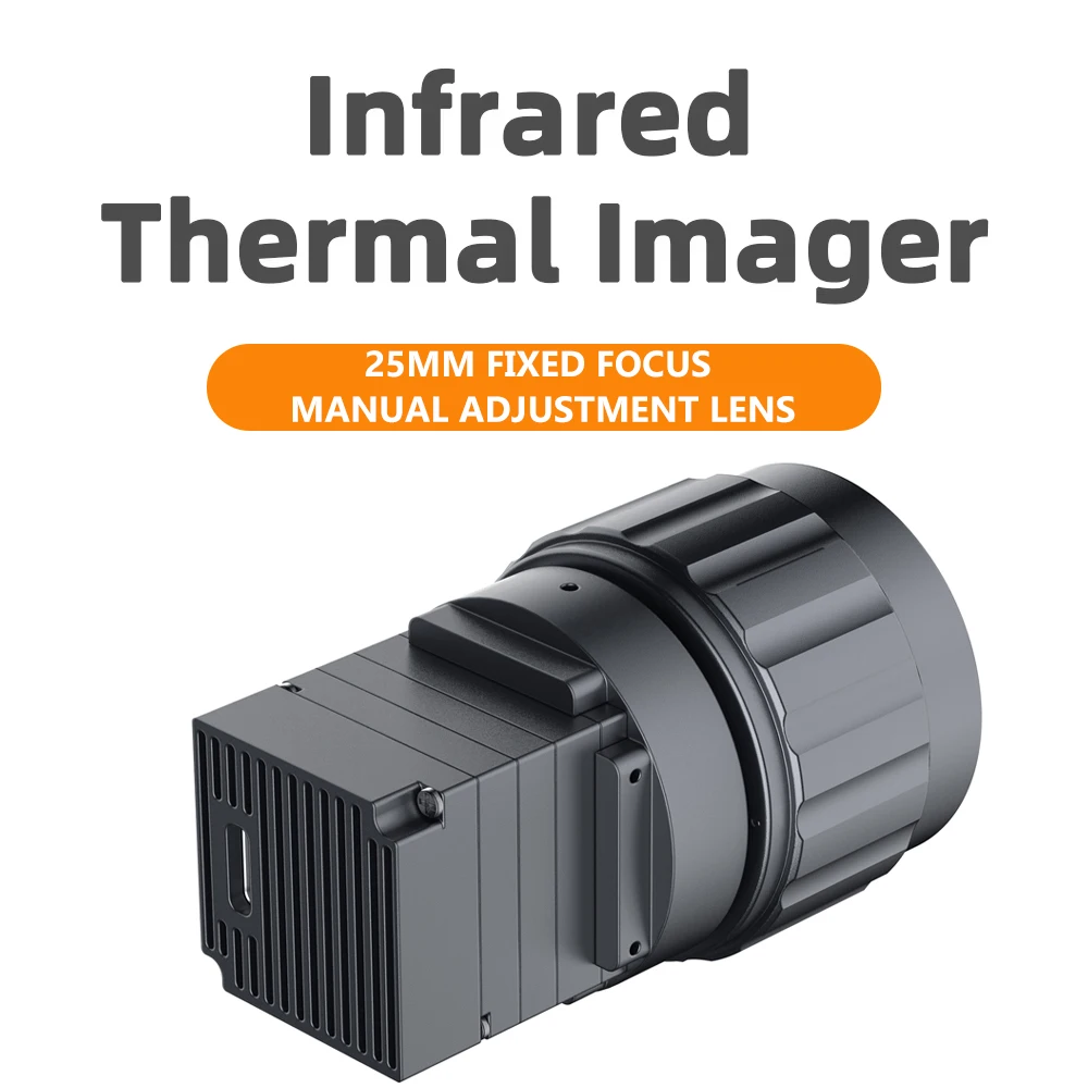 

640x512 25MM Lens Industry Infrared Thermal Imager Uncooled VOx LWIR Thermal Camera CVBS/USB(UVC),Security&Outdoor Monitoring