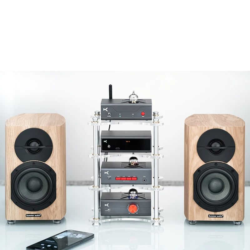 XDUOO X-R01 Multilayer Acrylic XR01 HIFI Rack Suitable for Stacking Small Amps, Decoders for MT-602 MT-604 MU-604 etc