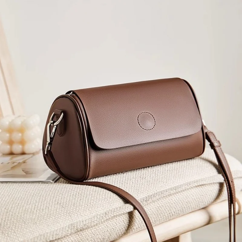 High-Grade Trendy Bags Women2024New Special-Interest Design Crossbody Bag Small round Bag Portable Shoulder Bag Women