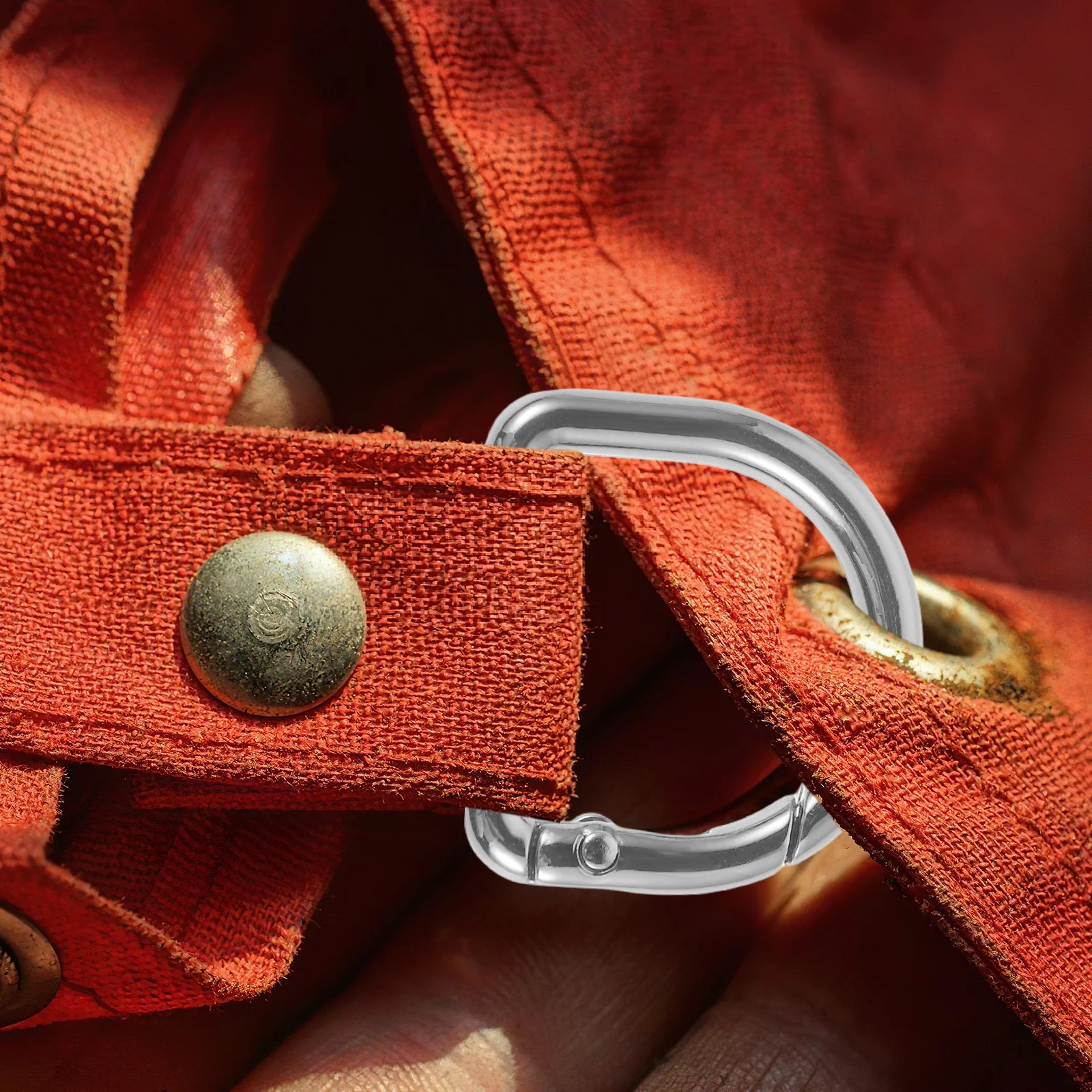 

10Pcs D Ring Buckles 22Mm Metal Spring Clip for Backpacks Handbags Purse Straps Keychain Holders Suspenders Snap Clasps