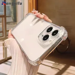 For Tecno Camon 30 Pro Pova 6 Neo Spark Go 1 2025 Spark 30C 30 Pro Phone CaseTransparent Anti-fall Protective Cover