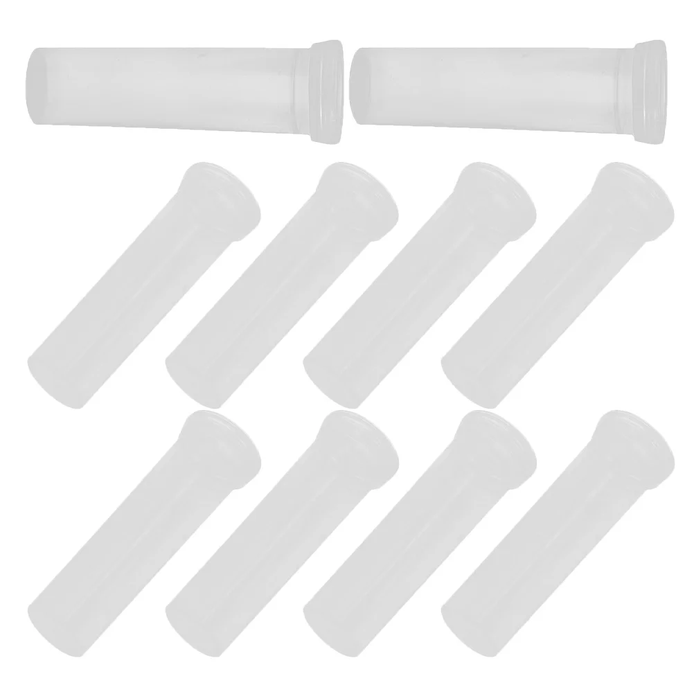 

10 Pcs Flower Tubes Water Retention Preservation Culture Stem Storage Green Floral Vials Arrangement Ground Picks