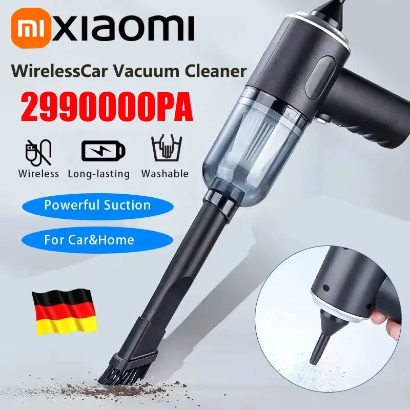 Xiaomi Car Vacuum Cleaner 2990000 PA Powerful 4 in1 Clean Machine Wireless Blowing Suction Portable Vacuum Cleaner For Vehicle