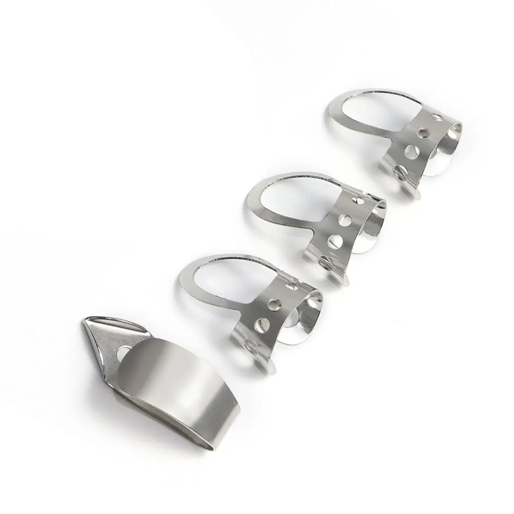 

1Set Adjustable Finger Picks Brass Made Strong and Not Easy to Break Perfect Fit for Banjo Guitar Thumb Playing Ergonomic Design