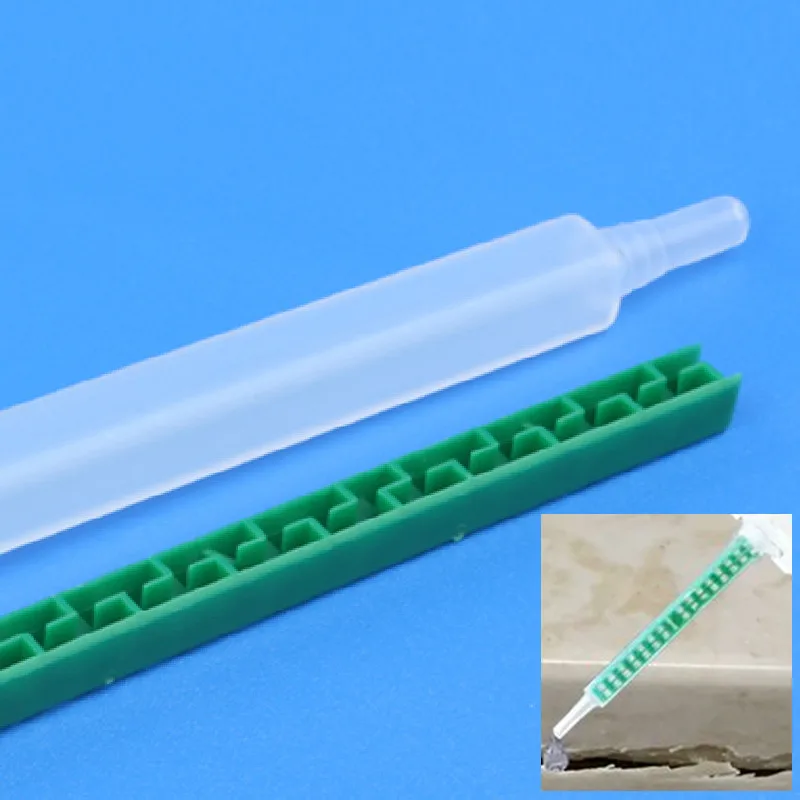 

250pcs 1:1 Epoxy Adhesive Gun Applicator Mixer Mix Mixing Nozzles AB Glues Acrylic Glue Structural Adhesive Static Mixing Nozzle