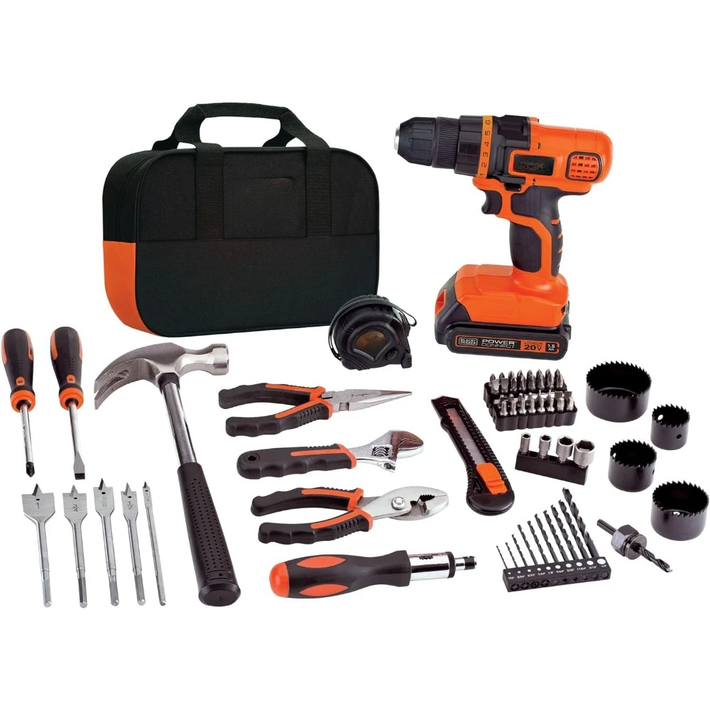 

20V Max Drill & Home Tool Kit, 68 Piece (LDX120PK)