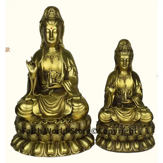 Special offer--TOP collection Home Decor Religious the Goddess of Mercy Avalokitesvara Buddhism Brass Image Decoration