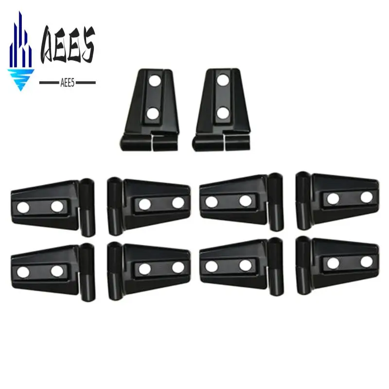 AEE5-10X Hood & Door Hinge Cover For 2007-2017 Jeep Wrangler Jk Jku Car Accessories